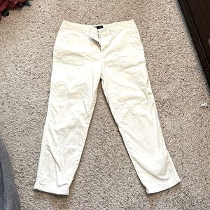 White Pants. 1822 Denim. Size 10